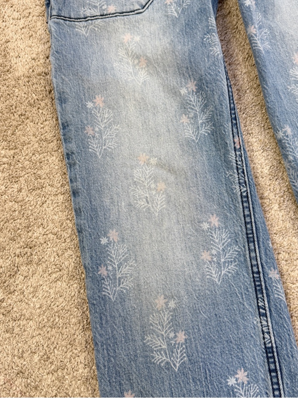 Pilcro Light Blue Distressed Denim Overalls Jumpsuit - Picture 15 of 16